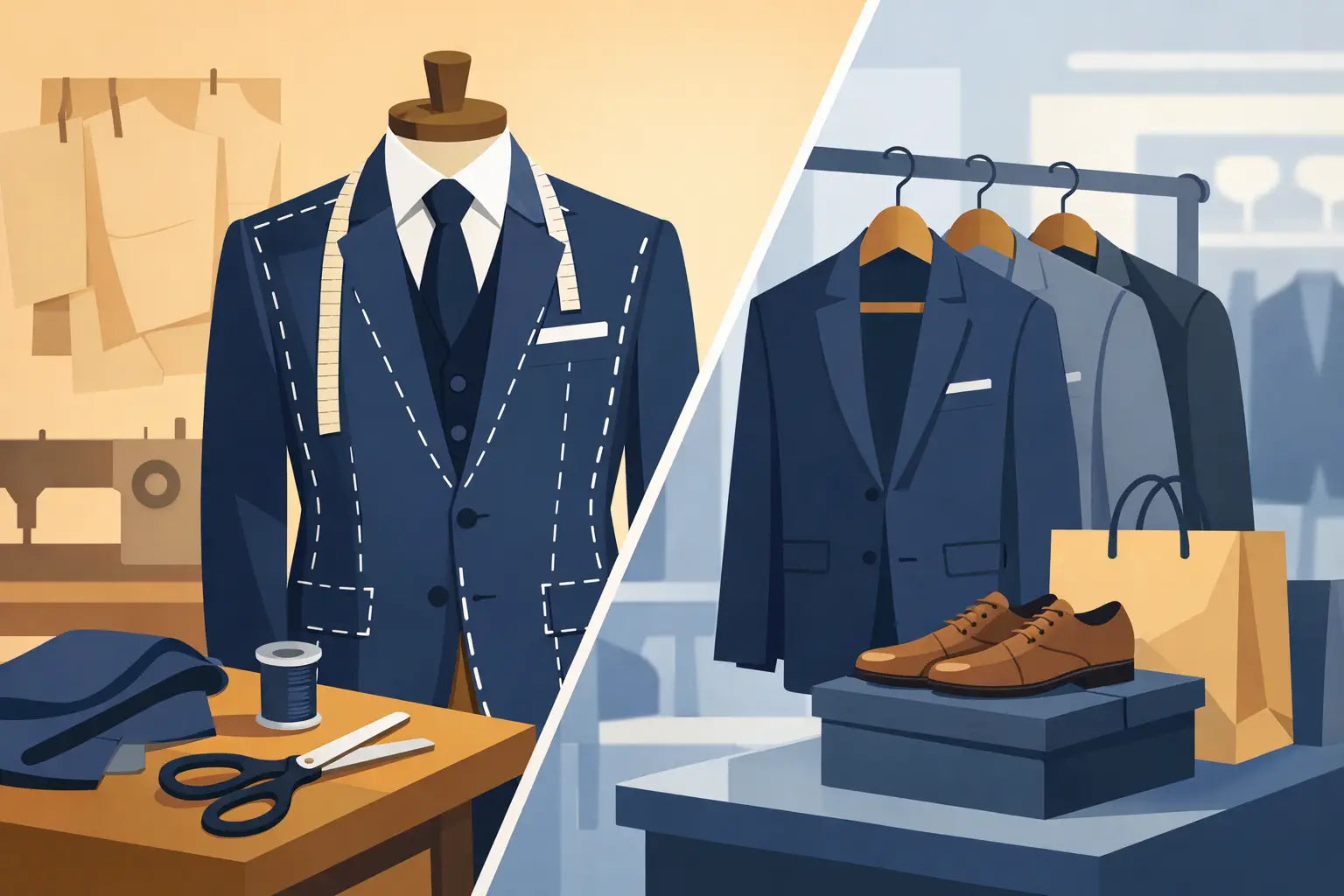 Tailored Suit Versus Off the Rack