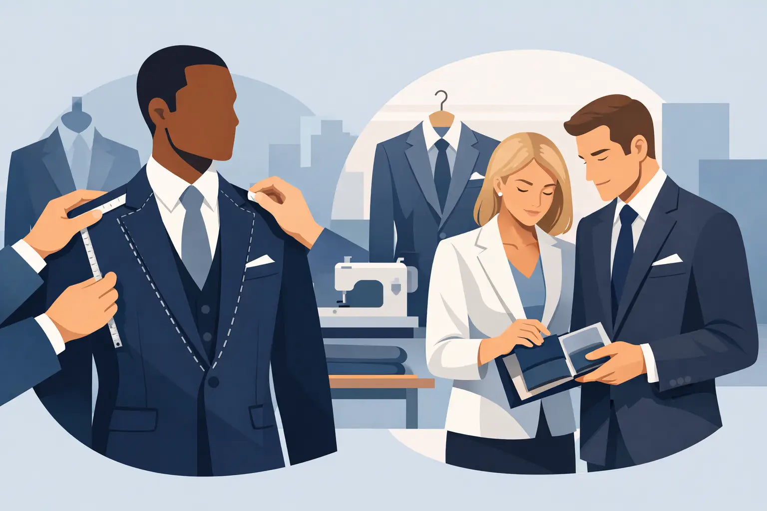 Custom Business Suits for Executives