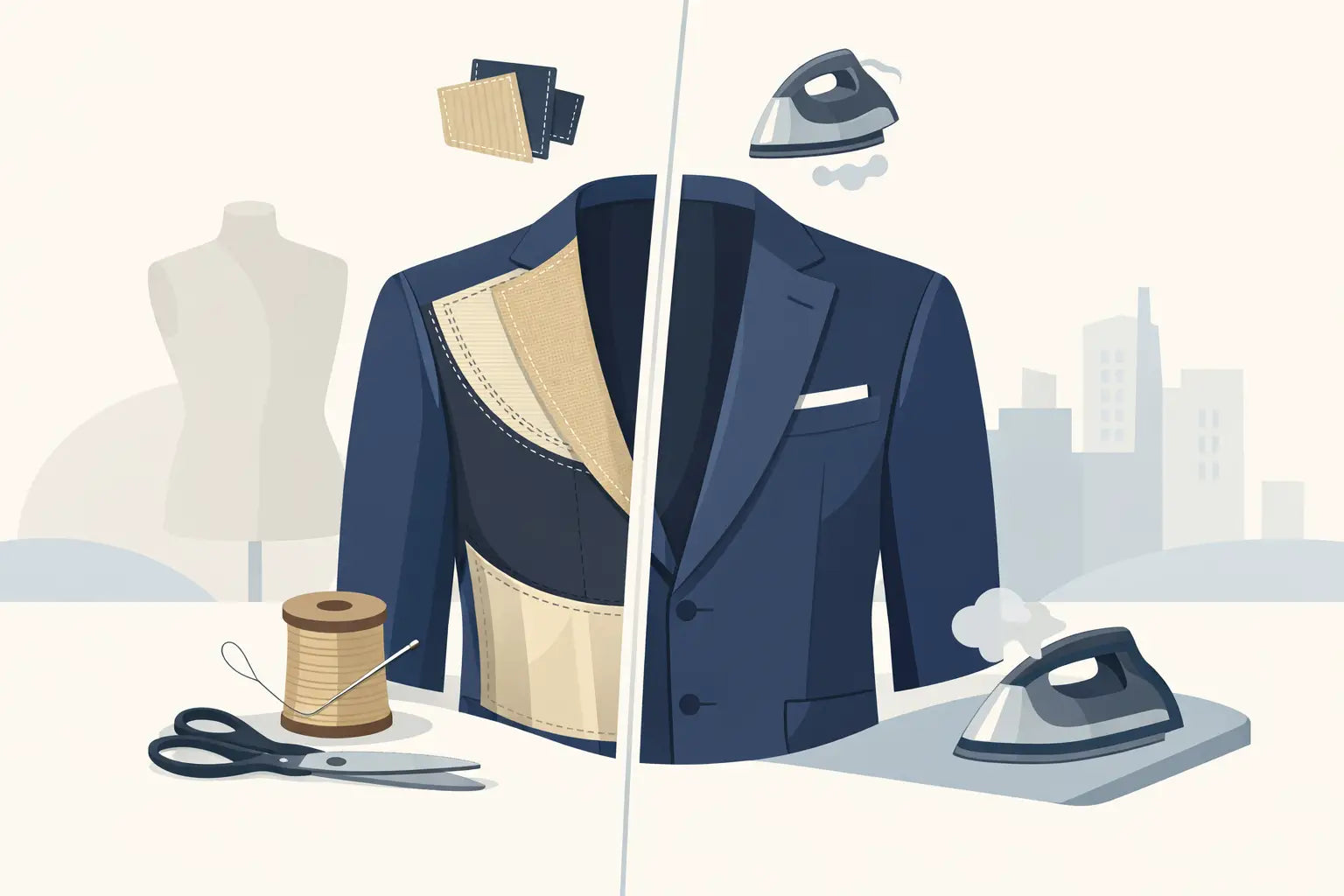 Half Canvas vs Fused Suits Explained